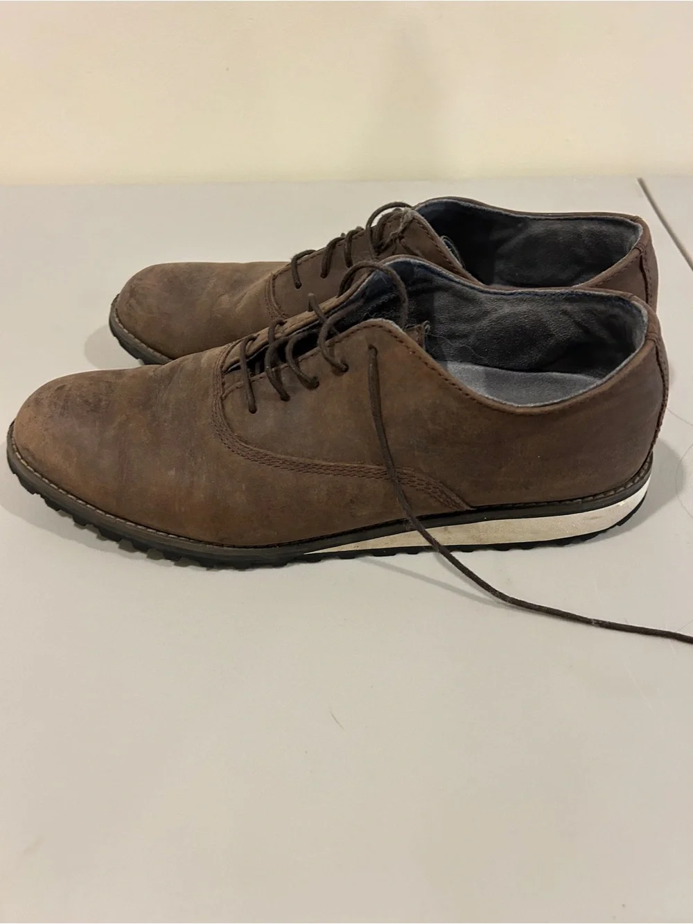 5.11 Tactical Brown Leather Derby Lace-Up Shoes